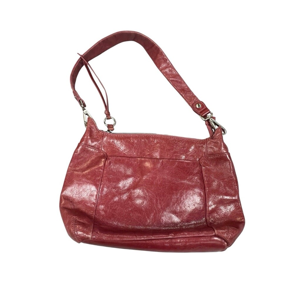 HOBO The Original Small Soft Leather Shoulder Tote Bag Purse Preppy Boho - Picture 3 of 11